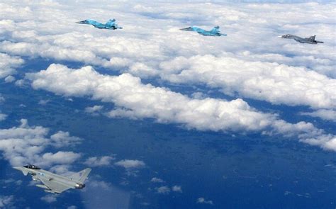 Raf Typhoons Intercept 10 Russian Planes Over Baltic