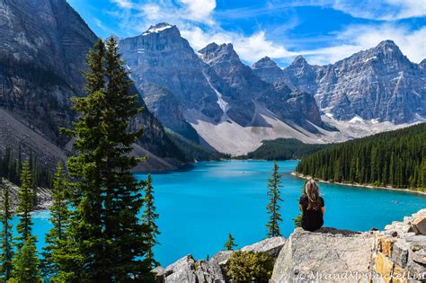 The Picture Perfect View Lake Moraine Canada Mr And