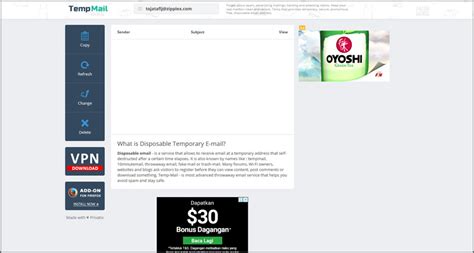 Feel free to use temporary email to register on dubious sites, forums or social networks. 10 Free Temporary Disposable Email Services To Fight Spam