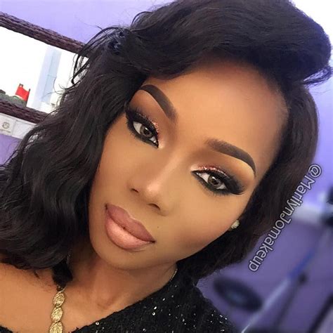 Black Womens Makeup Items Blackwomensmakeup In 2020 Brown Skin Makeup Wedding Makeup For