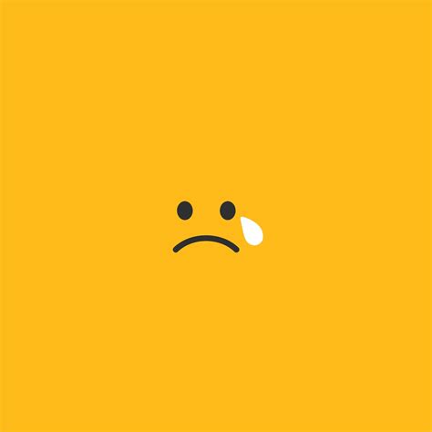 2932x2932 Sad Tears Smiley Minimalism Ipad Pro Retina Display Wallpaper