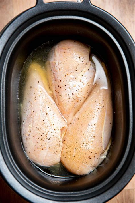 Slow Cooker Chicken Breasts Nutrition Line