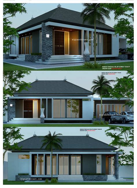 Desain rumah mewah 2 lantai terbaru 2019 portal bangunan sumber : Desain rumah 1 Lantai Minimalis Modern