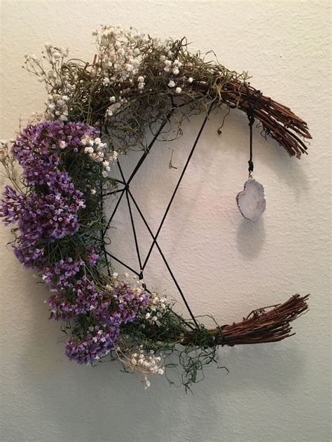 Witchy Craft ~ Diy Moon Wreath The Magickal Cottage Witchy Crafts