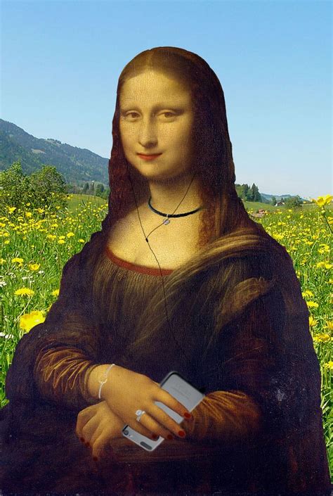 Modern Mona Lisa Parody Art