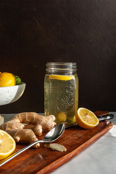 Fresh Ginger Tea With Lemon And Honey Balancing Bowls