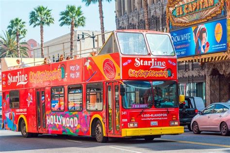 Hop On Hop Off Bus Hollywood Los Angeles City Sightseeing
