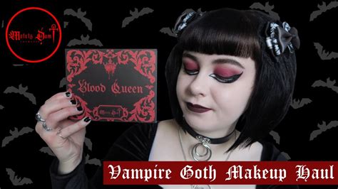 Vampire Goth Makeup Haul Motetz Dam Gothic Alternative Vampy Makeup