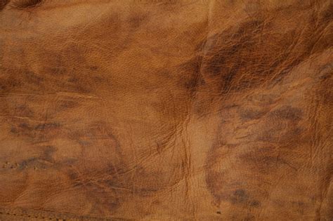 Rough Leather Texture Folded Wrinkled Brown Pattern Stock Photo Texture X