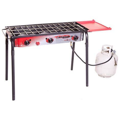 Camp Chef Spg90b Big Gas 3 Burner Portable Propane Gas Grill In Red