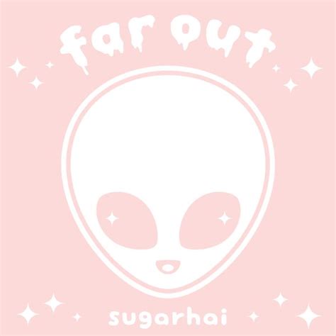 Far Out Pastel Pink Alien  By Sugarhai Cute Creatures Pretty
