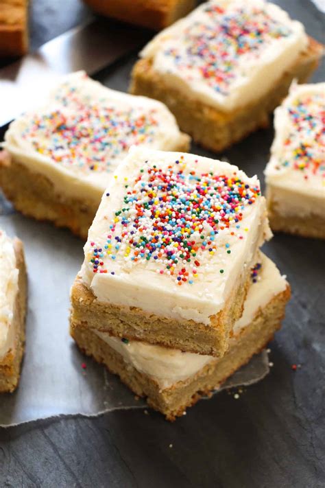 frosted sugar cookie bars layers of happiness