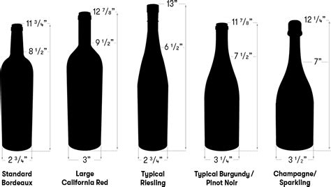 Height Of Standard Wine Bottle Best Pictures And Decription