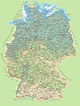 Large detailed map of Germany