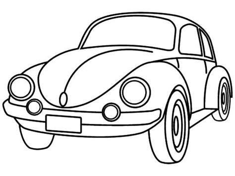 Super Beetle Car Coloring Pages Best Place To Color