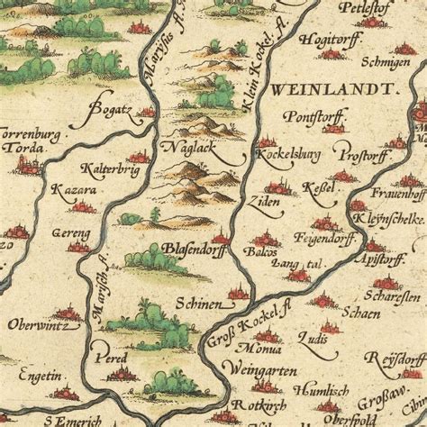 Old Map Of Transylvania 1570 Ancient Map Extremely Rare Etsy