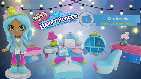 Disney Shopkins Happy Places Cinderella Bedroom Theme Pack With Sneak