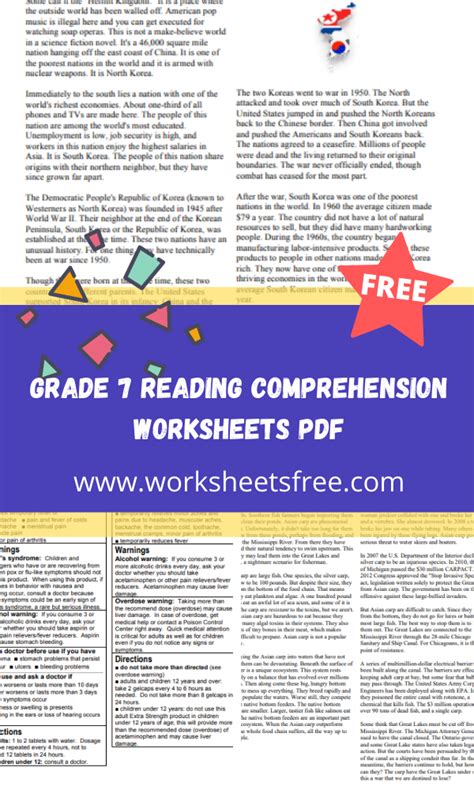 Download as odt, pdf, txt or read online from scribd. grade 7 reading comprehension worksheets pdf | Worksheets Free
