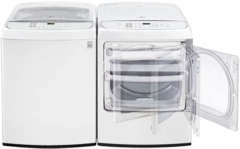 It appears the solution to the recall caused the left hinge to break. LG LGWADREW19012 Side-by-Side Washer & Dryer Set with Top ...
