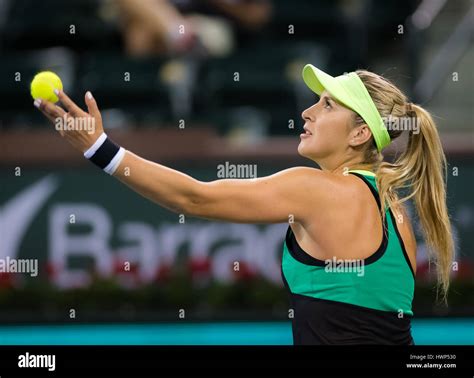 Indian Wells United States 8 March 2017 Belinda Bencic In Action At