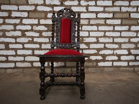 Bakerford walnut finish upholstered dining chair with biscuit beige seat (set of 2) (21.85 in. Antique Hand Carved Dining Room Chairs - Kings & Queens Antiques - Buy Antiques in Gauteng