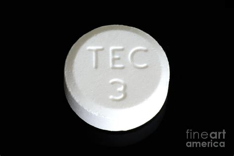 Lenoltec Combination Pain Relief Pills Photograph By Scimat Pixels