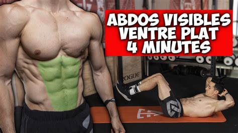 ABDOS VISIBLES VENTRE PLAT EN MINUTES YouTube