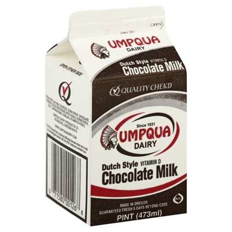 Umpqua Dairy Dutch Style Vitamin D Chocolate Milk 8 Fl Oz Walmart