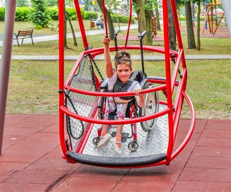 Inclusive Wheelchair Swing Caledonia Play Scotland Uk