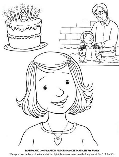 Jesus christ coloring pages baptism coloring page baptism john the. LDS Games - Color Time - Baptism and Confirmation | Lds ...