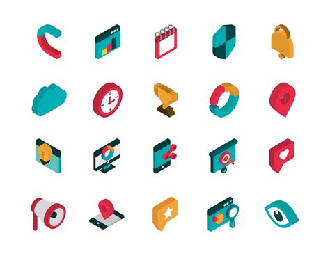 Assorted Marketing Icons 1236093 Vector Art At Vecteezy
