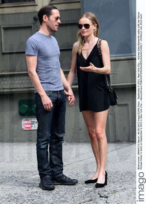 September 6 2012 New York Cityactress Kate Bosworth Walks With Her Fiance Michael Polish In