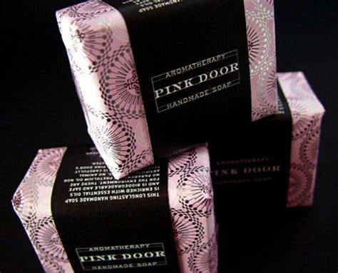 Pink And Black Skin Care Packaging Soap Packaging Cosmetic Packaging