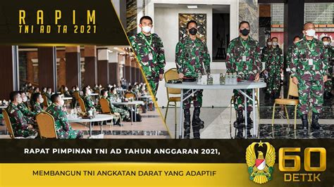 Rapim Tni Ad Ta 2021 Membangun Tni Angkatan Darat Yang Adaptif