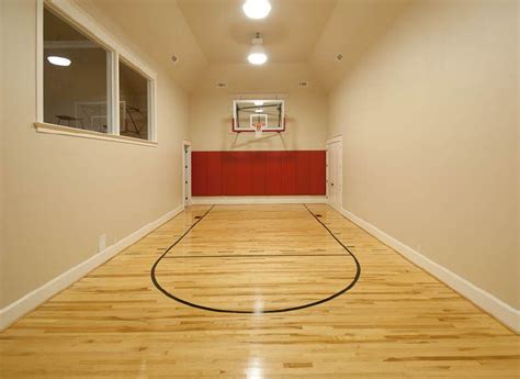Indoor basketball court cost can vary quite a lot, mainly depending on the flooring material you choose. MarSean's dream...an in home basketball court | Home ...