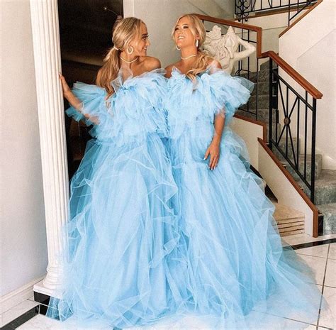 Rybka Twins Twin Outfits Dresses Prom Dresses