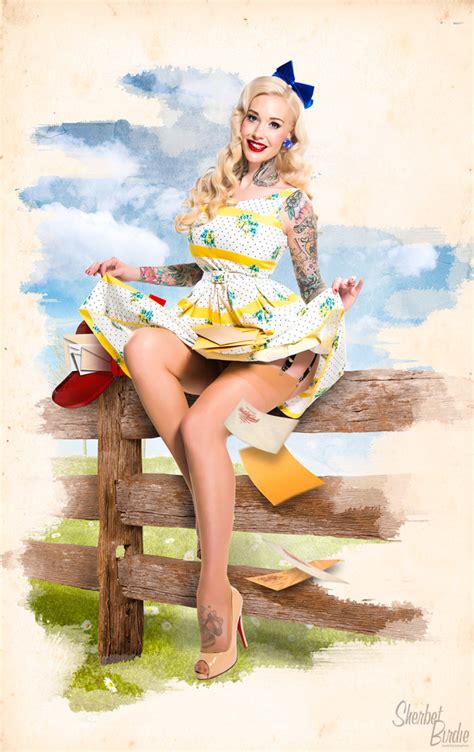 Sabina Kelley Takes On Our 2019 Pin Up Issue In A Full Retro Revival