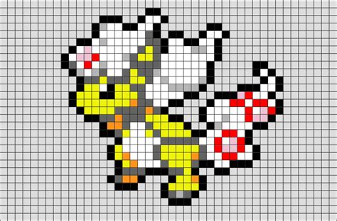 Visit for more grids just like this! Pixel Art Pokemon Facile Video