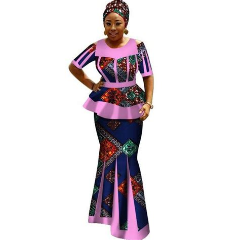 Africa Bazin Riche Dresses For Women 2pc Women Long Sleeve Tops Long X11010 In 2021 Latest