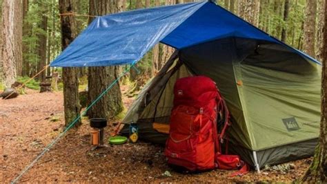 Setting Up A Camping Tarp Shelter Camping St