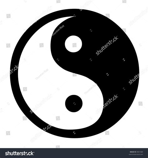 Dual Concepts Of Yin And Yang Describes Two Primal Opposing But