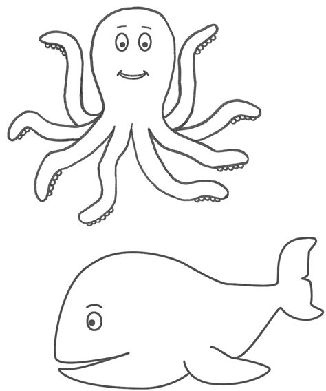 1024x724 slippery fish fish coloring sheet cartoon fish coloring. rainbow fish octopus template - Clip Art Library