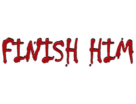 Finish Him Sticker By Justin For Ios And Android Giphy