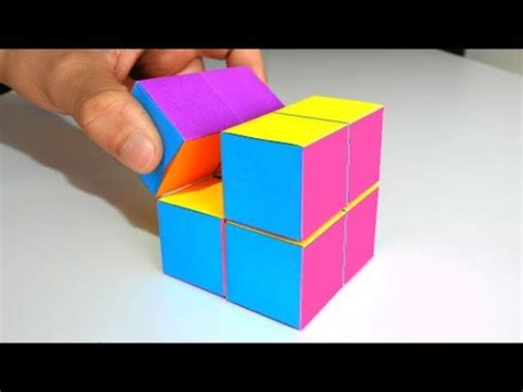 Origami CUBO INFINITO de Papel Fácil de hacer YouTube Como hacer