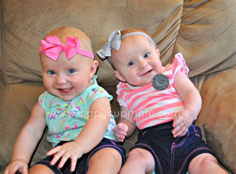 Twins Update 6 Months Old Sippy Cup Mom