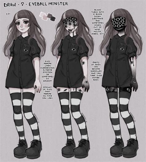 Persona Ref By Drawkill Cute Art Styles Horror Art