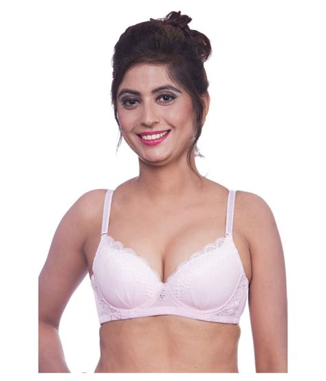 Buy Feminin Cotton Push Up Bra Pink Online At Best Prices In India Snapdeal