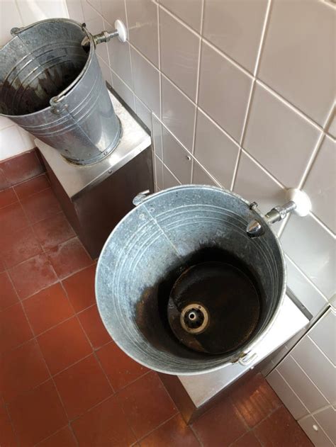 Literally Peeing In A Bucket But The Hole Is 2 Inches From The Bottom Of The Bucket Rcrappydesign