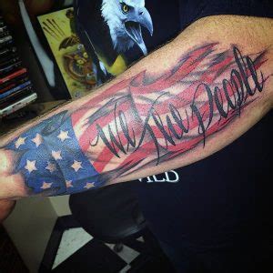 Today american is the most powerful nation and this is all because our forefather saw a. American Flag Forearm Tattoo Designs, Ideas and Meaning ...