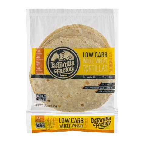 Save On La Tortilla Factory Smart And Delicious Tortillas Low Carb High